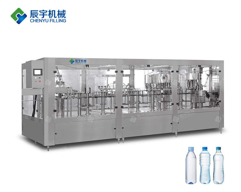 CGFB24-24-24-8 4 In 1 Mineral Water Filling Machine