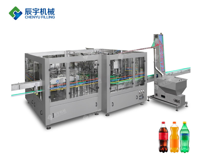 DCGF40-40-12 Carbonated Beverage / Soda Filling Machine