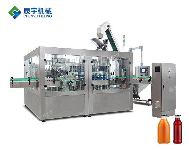 RCGF32-24-8 Glass Bottle Juice Production Line