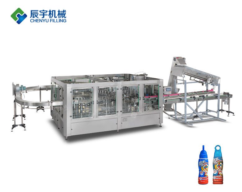 RCGF32-32-10 Shaped Cover Juice Drink Filling Machine