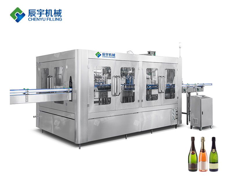BRCG32-32 2 In 1 Champagne / Sparkling Wine Filling Machine